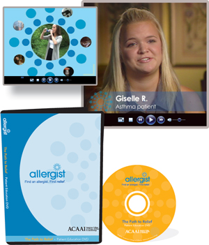 Find an Allergist. Find Relief DVD
