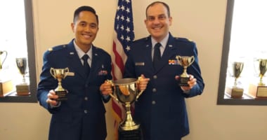Drs. Jun Mendoza and Samuel Weiss from Wilford Hall Ambulatory Surgical Center, 2020 FIT Bowl winners