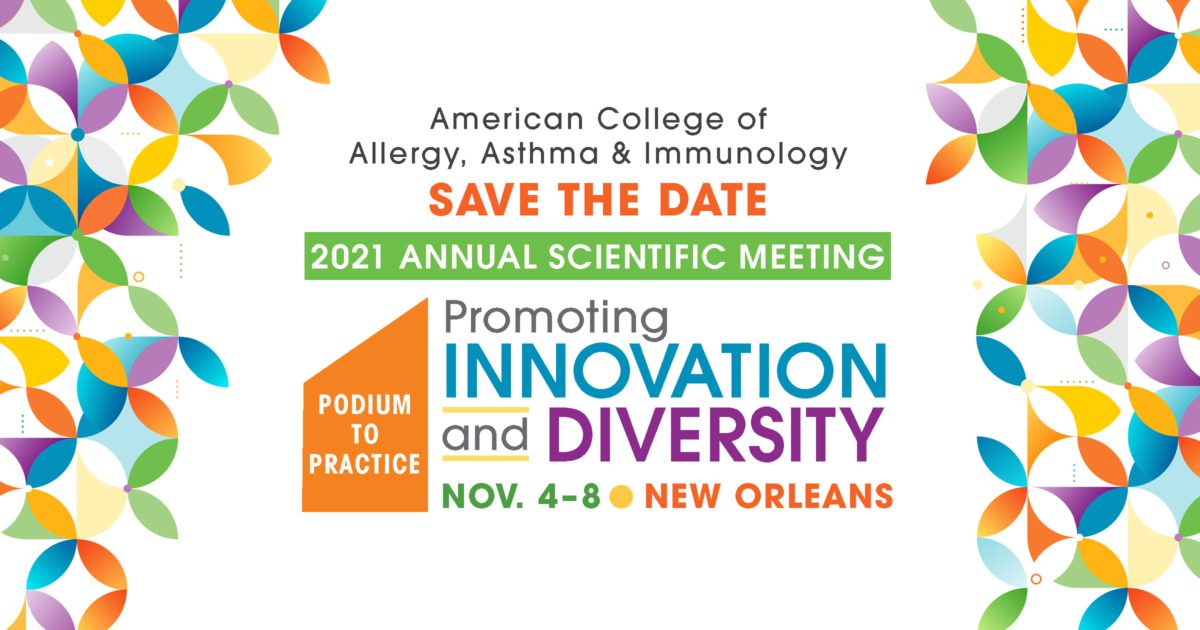 Events The Leading Voice For Allergists ACAAI Member